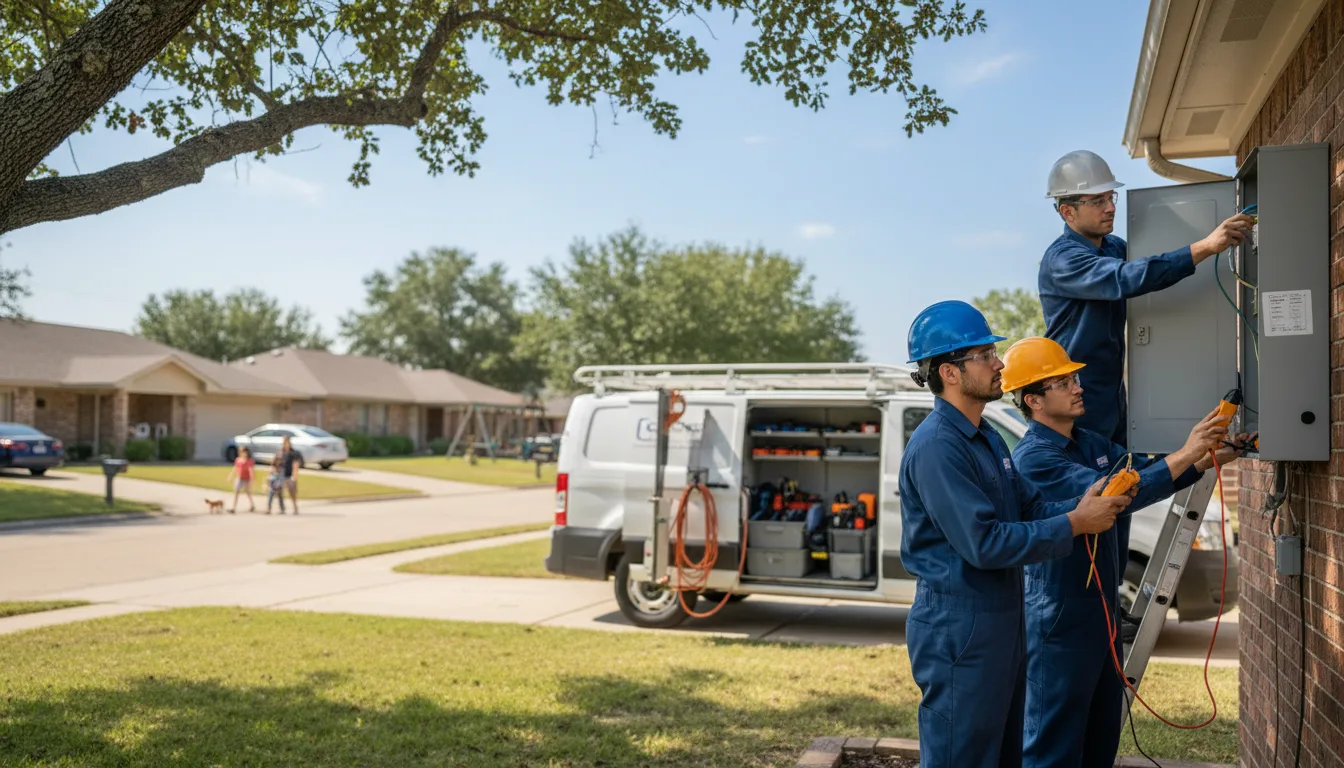 Certified electrician providing emergency electrical services in Beetown, WI
